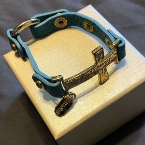 Natasha Accessories Leather Wrap Bracelet